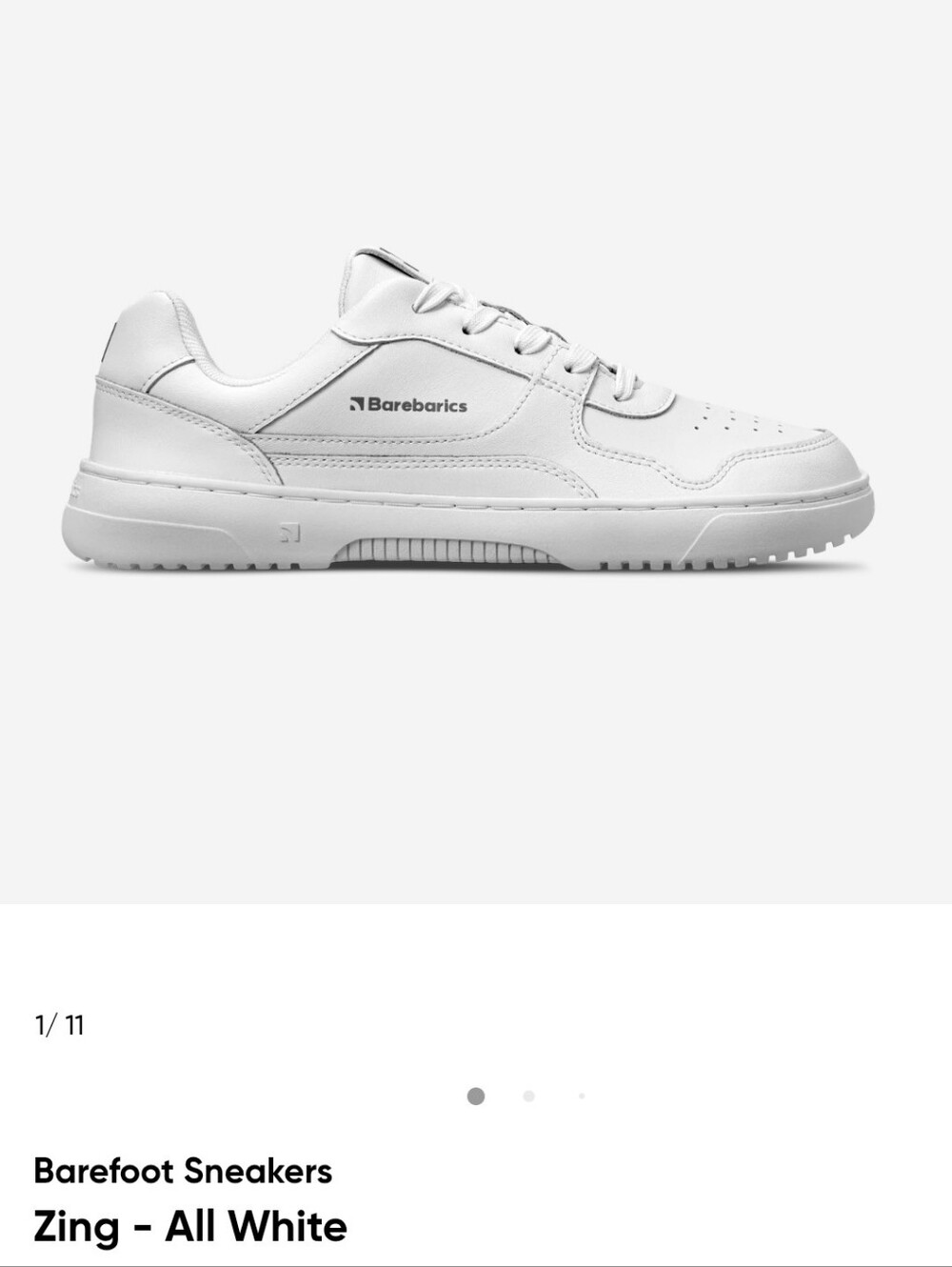 Barebarics By Be Lenka Zing White Leather EU 39